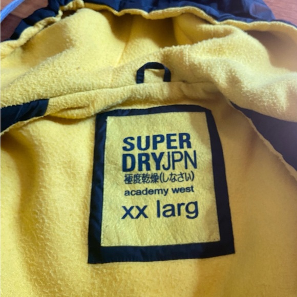 SUPERDRY JPN academy west Hooded Puffer Vest size XX larg - Picture 3 of 13